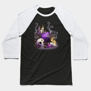 Necromancer Dice Baseball T-Shirt